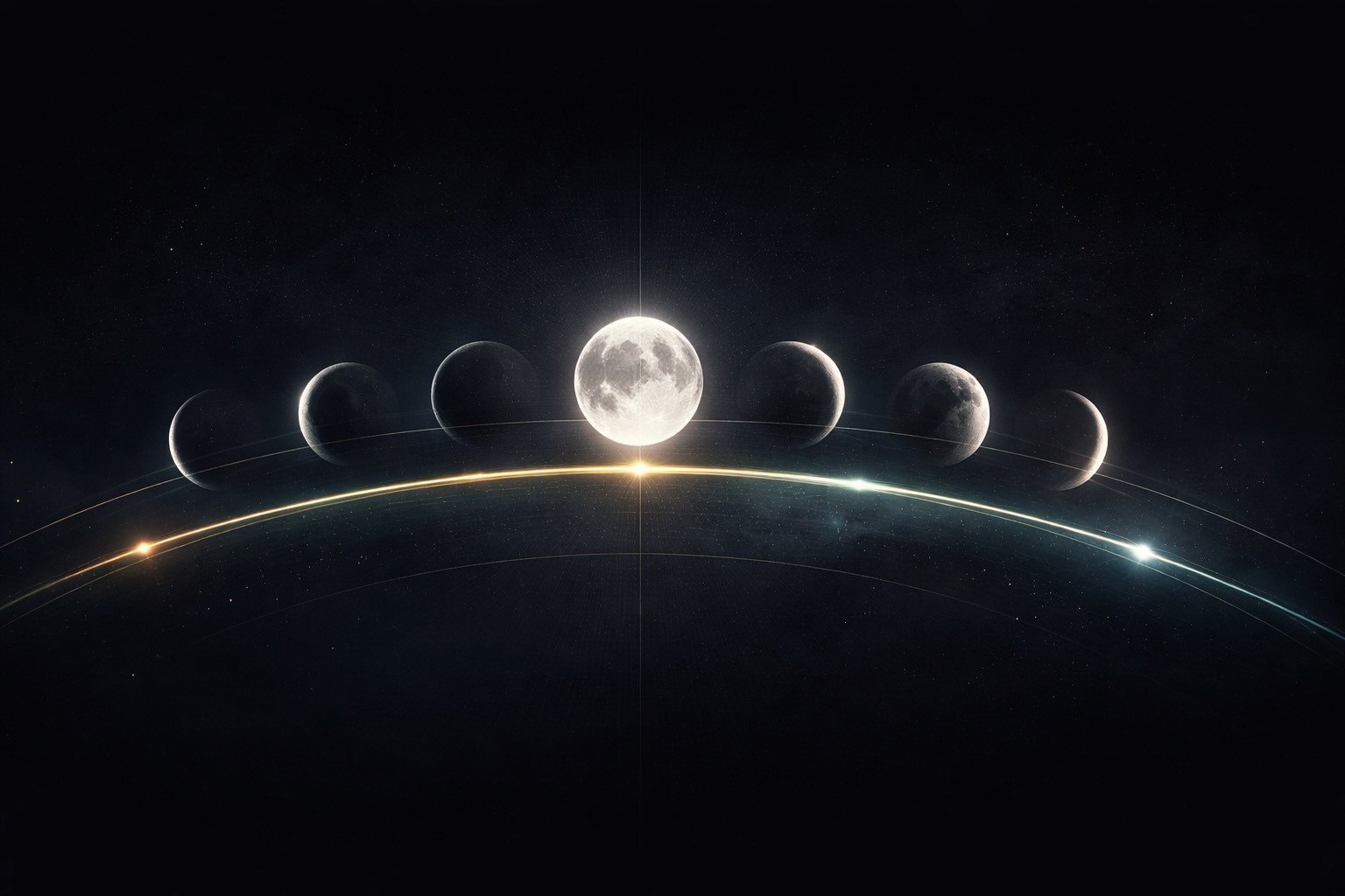 Moonstamp lunar cycle banner